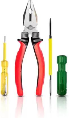 Kshivi HT26 8"inch Grip Combination Lineman Plier with 2in1 Screwdriver and Line Tester Lineman Plier