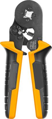 GSK Cut Ferrule Crimping Tool (AWG23-7) Self adjustable Ratchet Crimper Range 0.25-10mm2 Pincer Plier