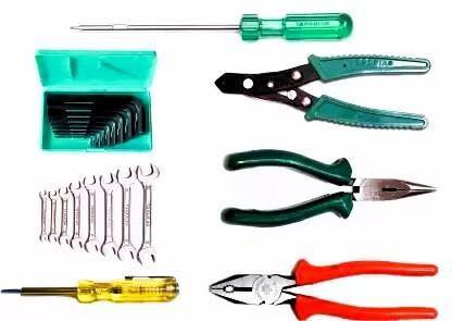 Exotic Arcade 7Tools-Chabi(6-22mm|2Pliers|Screwdriver|Tester|WireCutter|9PcsElkySet(1.5-10mm| Hand Tool Kit