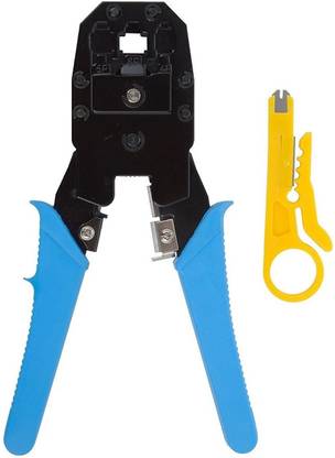 BALRAMA 3 in 1 Modular Crimping Tool Cable Wire Cutter Stripper Crimper Lineman Plier