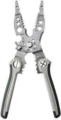 QXORE Multi-Purpose Electrical Stripping Tool Wire Stripper & Crimping Tool Needle Nose Plier