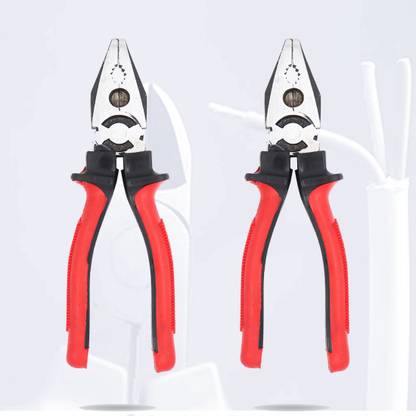Hillgrove HGCM147M1 8"inch Heavy Duty Combination Pilash Plier Hand Tool (Pack Of 2) Lineman Plier