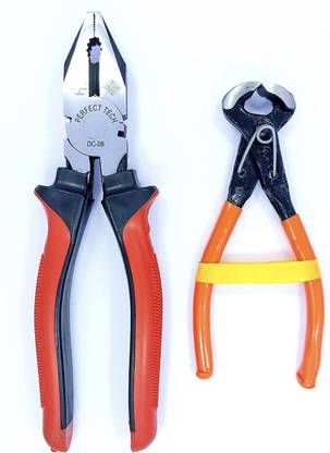 PERFECT TECH PERFECT COMBO OF 8" COMBINATION PLIER & 6" TOP CUTTING PLIER Lineman Plier