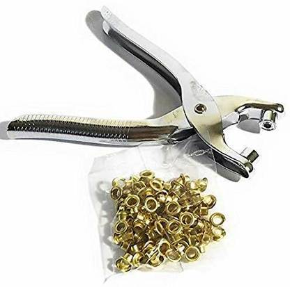 GRELLA Steel Eyelet Setter Kit Punch Plier Punch Plier