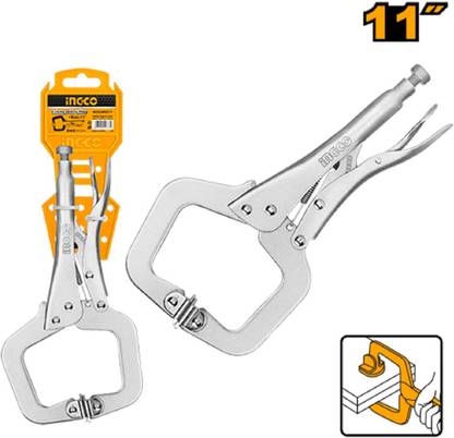 INGCO HCCLW0211 C-clamp locking plier 11inch Punch Plier
