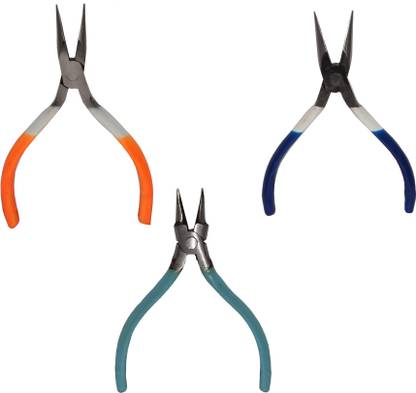 Digital Craft Long Flat Nose,Round Flat Nose ,Nose Plier 4_, Needle Nose Plier