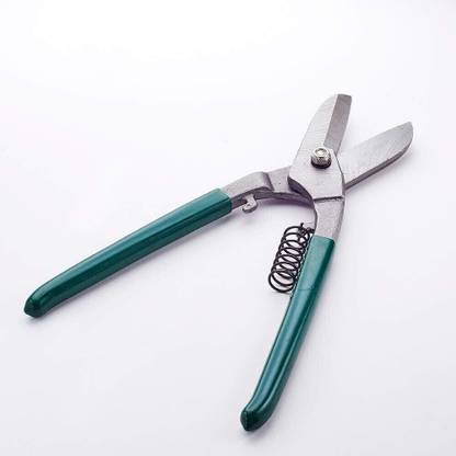 VP SALES 12-Inch Spring-Loaded Straight Cut Tin Snip with Cushion Handle 1Pcs FN Groove Plier