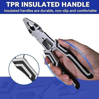 Taxila 5-in-1 Lineman Plier Wire Cutter Multifunction Lineman Plier