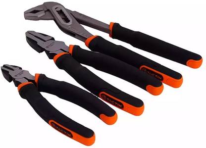 Tactix 3 Pc Pliers Set 204007 Slip Joint Plier