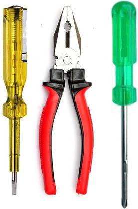 Pedwal Plier 2 In 1 Screwdriver Tester Combo Hand Tools Kit For Home And Professional Lineman Plier