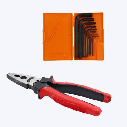 Walkers WKCB133M1 Multipurpose Combination Hand Tool Lineman Plier with Hex Allen Key Lineman Plier