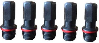 Urja Enterprise Ivory New Solid Black Long Plug Bush (50 psc) Plug Pin