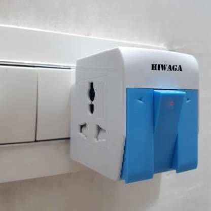 Hiwaga 3 Way Universal Multiplug with Individual Switch - Multisocket Adaptor With LED Plug Pin