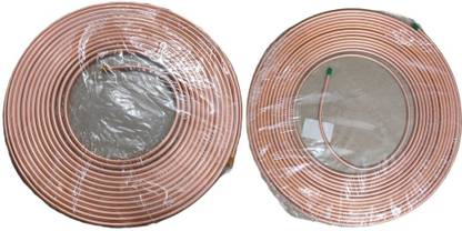 Arvika sales Soft Copper Pipe/Tube 1/4 and 3/8 Inch 10 Feet Each Pack of 1 65 mm Plumbing Pipe