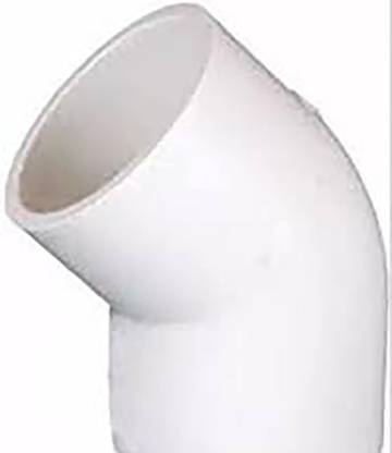 RRTraders UPVC Elbow 45 Degree (2 1/2 inch) 6.5cm 65 mm Plumbing Pipe