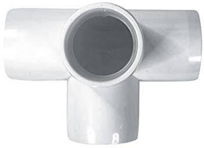 DEHRAN UPVC 4-way Elbow 3/4" Inchi (25MM) Pipe Joint/Corner Heavy Duty for Greenhouse 25 mm Plumbing Pipe