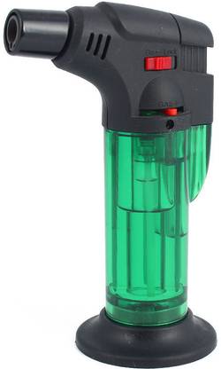 LookTook ® Diwali Windproof Cigar Outdoor Barbecue Airbrush Inflatable Lighter Jet Flame Refillable Cigarette Lighter Pocket Lighter