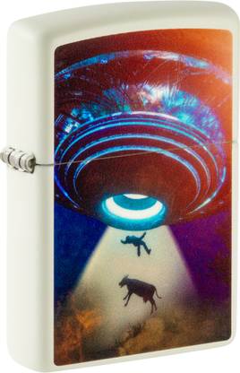 ZIPPO UFO Design Glow In The Dark Windproof Lighter Pocket Lighter