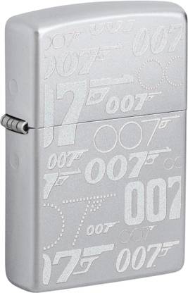 ZIPPO James Bond Satin Chrome Windproof Lighter Pocket Lighter