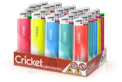 Cricket SBOF02 Cricket Original Fusion Candy Pack of 25 Pocket Lighter