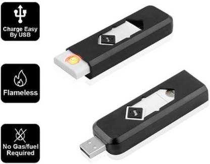 GUGGU LXF480_USB Cigarette Lighter Windproof Rechargeable Flameles Lighter(Multicolor) LXF480_USB Cigarette Lighter Windproof Rechargeable Flameles Lighter(Multicolor) Pocket Lighter