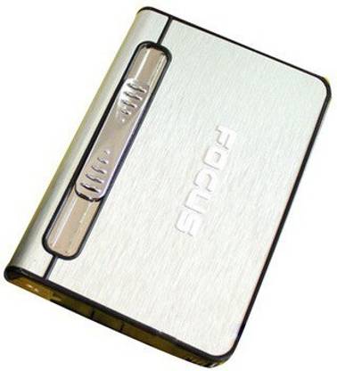 FITUP ™ Cigarette Case Cigar Storage Case Automatic Ejection Cigarettes Box Can Put Lighter No Included Holder Smoking Gadget Tools Gift Pocket Lighter | Jet Flame | PIA INTERNATIONAL FIRST QUALITY myfirstdot Pocket Lighter