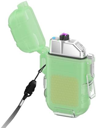 Bebo Cigarette Lighter Waterproof Dual Arc Cigarette Lighter - Double Arc Plasma USB Stylish Lighter Pocket Lighter
