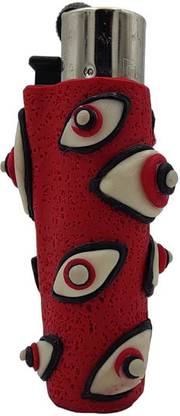 iaurora Red Eyes Glow in the Dark Clay Lighter Pocket Lighter