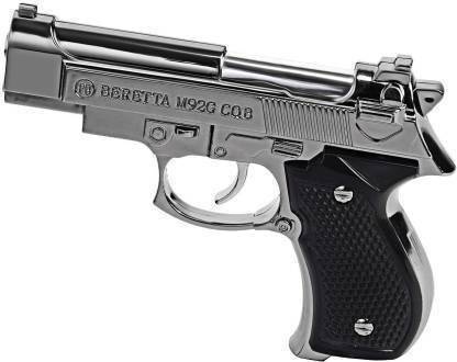 BENOJ 100% BRAND NEW GUN SHAPE SILVER CIGARETTE LIGHTER, POCKET LIGHTER Visit Website www.myfirstdot.com Pocket Lighter