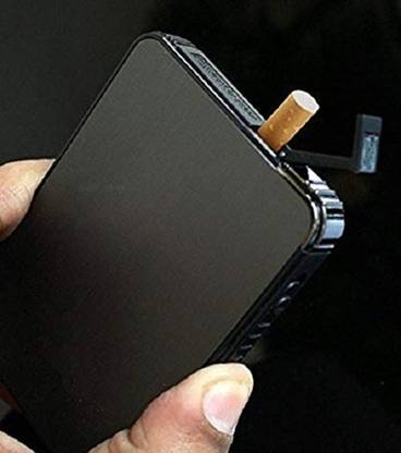 GOOD THINGS Classic (Pack of 1) CIGAR/CIGARETTE HOLDER CASE BOX WITH GAS FLAME LIGHTER myfirstdot Pocket Lighter