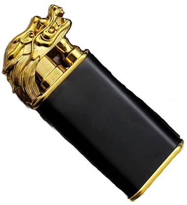 AZ PRODUCTS Classy (Pack of 1) Windproof Magic Double Flame Cigarette Luminous Cigar Torch Lighters Pocket Lighter