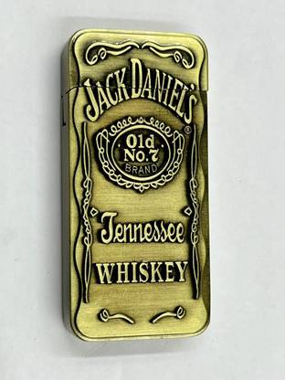 GENZ Premium Refillable Slim & Sleek Classy Elegant Jack Daniel's Designer Lighter Pocket Lighter