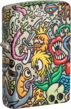 ZIPPO Crazy Collage 540 Color Pocket Windproof Lighter Pocket Lighter