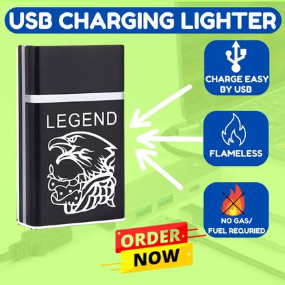 Clairbell Legend Slide Cigarette Case Windproof Cigarette Lighter Pocket Size LighterRP396 Pocket Lighter