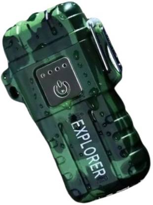 MZ JL317 Waterproof and Windproof Flameless Double ARC Rechargeable Lighter Pocket Lighter