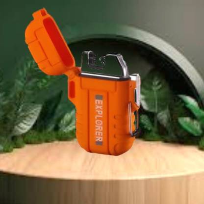 GUGGU Cigarette Lighte Explorer USB Rechargeable Waterproof Pocket Size Lighter O445 Pocket Lighter