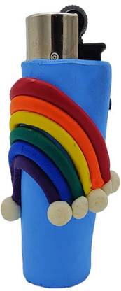 iaurora Rainbow Clay Lighter Pocket Lighter