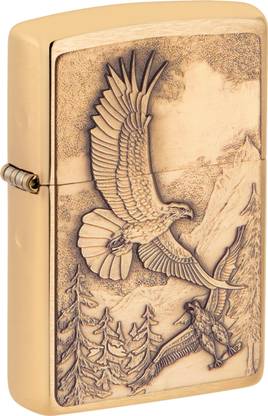 ZIPPO Soaring Eagles Emblem Windproof Lighter Pocket Lighter