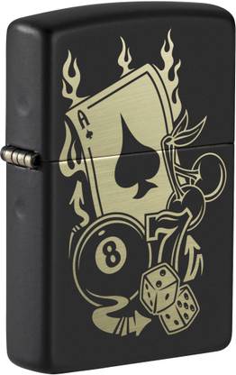 ZIPPO Gambling Design Windproof Lighter Pocket Lighter