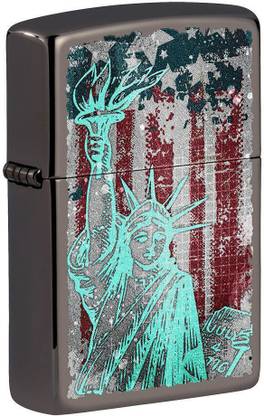 ZIPPO 49663-100828 Zippo Statue Of Liberty Design Windproof Pocket Lighter Pocket Lighter
