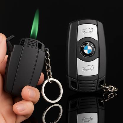 praliptha Keychain Lighter – Stylish Refillable Flame Torch Key Fob Design Pocket Lighter