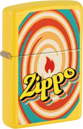 ZIPPO Swirls Design Sunflower Windproof Lighter Pocket Lighter