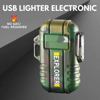 FRONY Explorer USB Cigaratte Lighter, Windproof Flameless ARC Rechargeable LighterE270 Explorer USB Cigaratte Lighter, Windproof Flameless ARC Rechargeable LighterE270 Pocket Lighter
