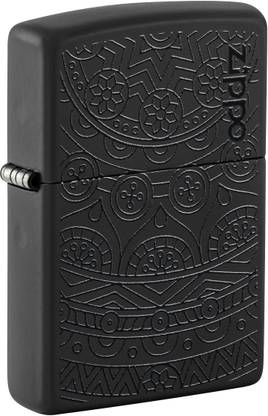 ZIPPO Tone on Tone Design Black Matte Pocket Lighter Pocket Lighter