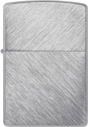 ZIPPO Classic Herringbone Sweep Chrome Windproof Lighter Pocket Lighter