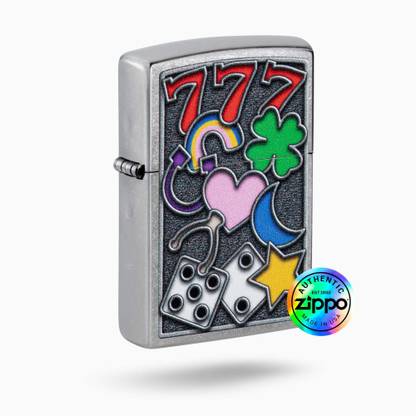 ZIPPO Windproof lighter All Luck Design Pocket Lighter