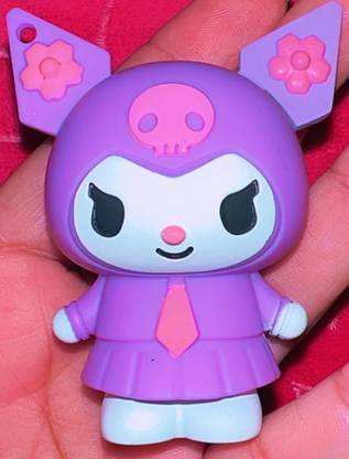 Crokroz Kuromi Lighter Kawaii Cartoon Inflatable Butane Gas Pocket Lighter