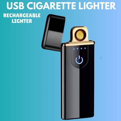 FRONY USB Cigarette Lighter for Smoking Windproof Slim Lighter with Fingerprint C267 USB Cigarette Lighter for Smoking Windproof Slim Lighter with Fingerprint C267 Pocket Lighter