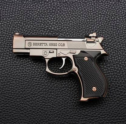 adorrobella Stainless Steel Gun Lighter (4) Pocket Lighter