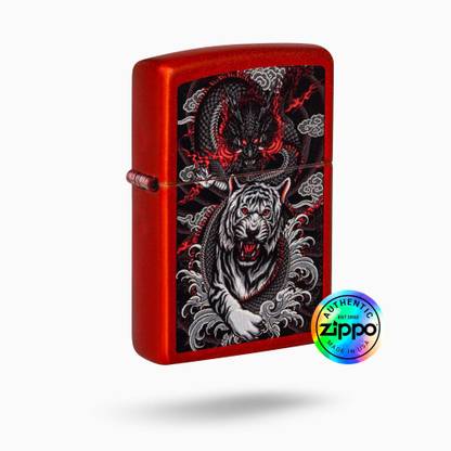 ZIPPO Dragon Tiger Pocket Lighter